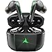 TOZO G1 Wireless Earbuds Bluetooth-Gaming-Kopfhörer mit Mikrofon Hochempfindliches In-Ear-Headset mit Atemlicht im Spiel/Musikmodus und 45 ms Ultra Low-Latency speziell für Gaming Schwarz