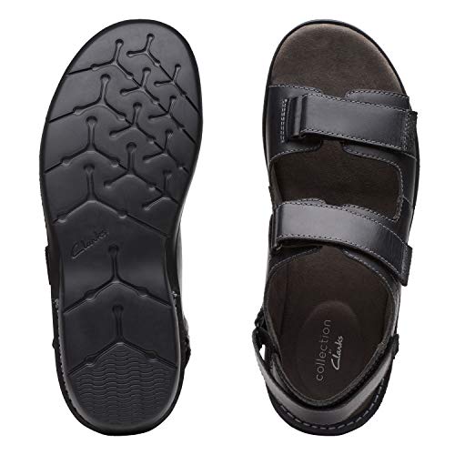 Image of Clarks Men's 26148456 Black Outdoor Sandals