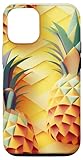Carcasa para iPhone 14 Patrón de piña fresca Pinnaple