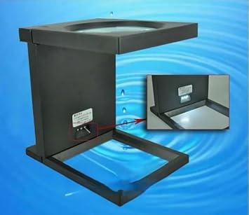 Table Top Light Magnifier | Foldable, Multifunctional, 16 cm Wide Lens, 18 cm Height | For Jewelers and Hobby Works