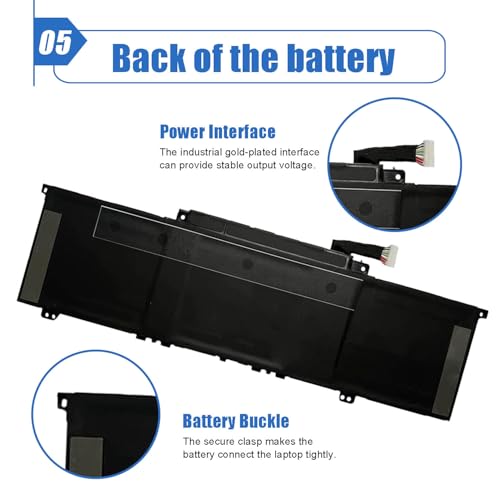 Image of BN03XL Laptop Battery Replacement for HP Envy x360 15-ED 15-EE 15-ES 15M-ED 15M-EE 15T-ED 15T-ES 13-AY 13-BA 13-BD Series | 11.55V 4195mAh 51Wh | Compatible with HSTNN-DB9N L79695-271 HSTNN-OB1O