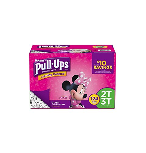 Learning Designs Pull-Ups for Girls (Size 2T-3T: 124ct, 18-34lbs)