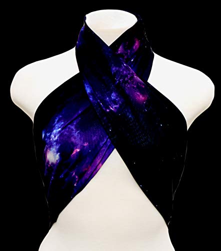 Di Capanni Galaxy Infinity scarf Astrology nebula birthday gift for her anniversary present women accessories shawl2