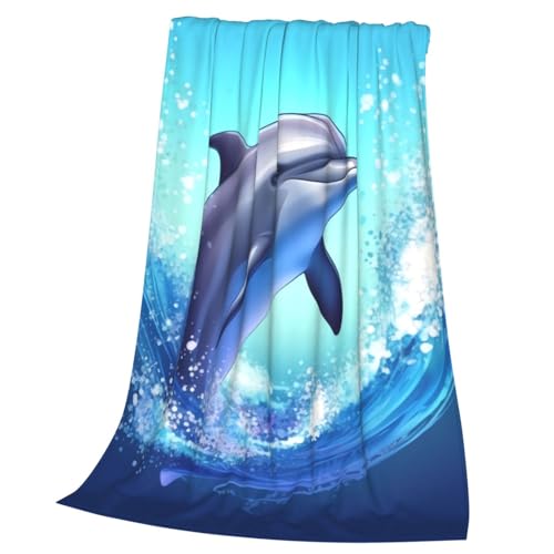 Couverture pour canapé dauphin plaid pour soirées cocooning