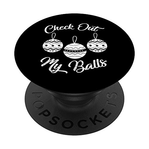 Drôle de Noël coquine Christmas PopSockets Support et Grip pour Smartphones et Tablettes Cover