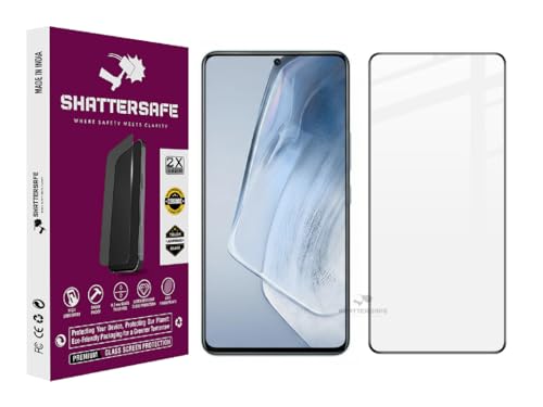 Image of Shattersafe Oleophobic Tempered Glass Screen Protector Compatible For IQOO 7 Legend [Pack of 1]. Edge To Edge Full Screen Protection With Easy Installation Kit & Case Friendly Fit.