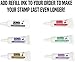 ExcelMark Custom Self Inking Rubber Stamp - Home or Office (A1539-1 Line with Bold Font)