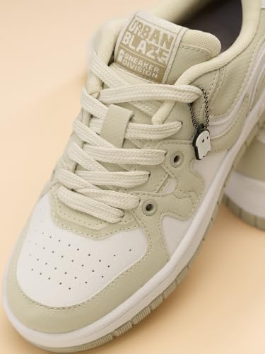 Image of The Souled Store Urban Blaze: Women and Girls Colorblocked Lace Up Low Top Stylish Sneakers with Flexibility & Comfort