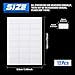 Glarks 200-Pieces 6 Inch Nylon Cable Marker Ties Self-locking Cord Tags Write on Ethernet Label Wire Straps with 3 Marker Pens and 288Pcs White Self-Adhesive Cable Labels for Home and Office Use