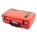 Orange Pelican 1525 Air case with Black Handle & latches. Comes with Foam.