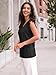 AUTOMET Womens Summer Tops Short Sleeve Shirts 2026 Business Casual Dressy Tank Top Loose Fit Cap Lace Sleeveless Tshirts Cute Basic Tee Trendy Fashion Spring Beach Vacation Outfits Black L