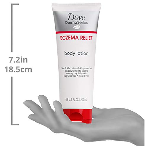 dove dermaseries eczema relief soothing body lotion 6.8 oz