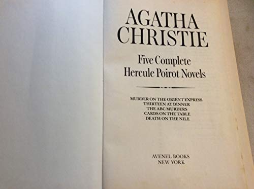 Image of Agatha Christie: Five Complete Hercule Poirot Novels - Murder on the Orient Express / Thirteen at Dinner / The ABC Murders / Cards on the Table / Death on the Nile