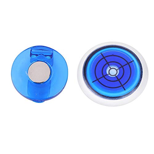 Dwawoo Golf Marker, Target Pattern Golf Clip da Golf Livello Golf Ball Marker Accessori da Golf(Blu)