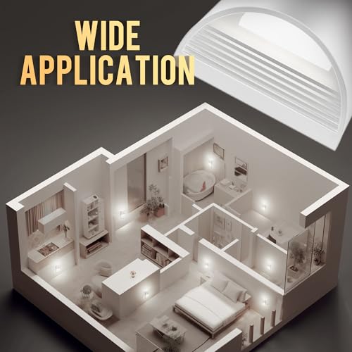 Image of DORESshop LED Night Light[4 Pack], Night Lights Plug into Wall, 3 Level Brightness Adjustable Plug in Night Light, Dusk to Dawn Sensor Nightlights for Adults,Bedroom,Bathroom,Hallway, 5000K