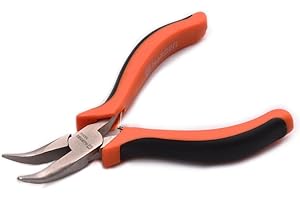 Edward Tools Bent Needle Nose Pliers for Precise Jewelry Making