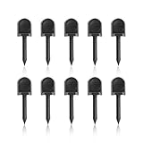 BCP Pack of 10 Black color Archery Target Plastic Face Pins