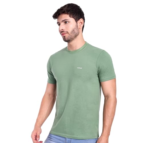Image of EXCELLO Men's 100% Pure Cotton T-Shirt || Super Soft, Breathable, Premium Material.