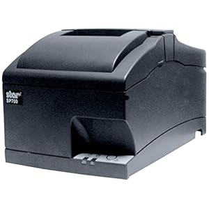Star Micronics, SP742ME GRY US, Impact Receipt Printer, Ethernet, Auto Cutter, Internal Power Supply with Power Cable Incl.