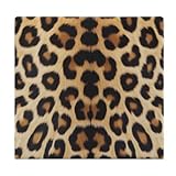 Comfy Memory Foam Chair Cushions Wild Animal Leopard Print Seat Pad, Soft Square Seat Cushions Stylish Floor Pillow for Office Kitchen Dining