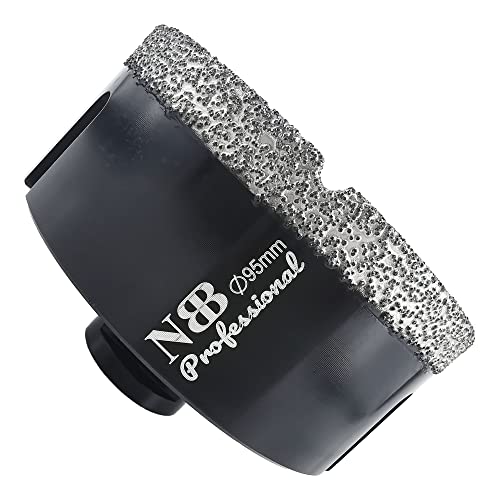 NBB Vacuum brazed Diamond Hole Saw with M14, for Dry or Wet Drilling Professionally on Hard Porcelain, Ceramic, Tile, Granite