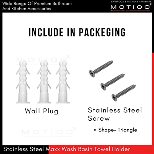 Image of Stainless Steel Wall Mounted Towel Hanger Towel Napkin Ring Bathroom /Kitchen Towel Holder Towel Hanger with Chrome Finish Silver Bathroom Accessories (Napkin Holder, Pack of 2)
