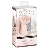 Finishing Touch Flawless Cleanse Silicone Facial Cleanser | Deeply Cleanses & Exfoliates, Anti-Microbial Silicone Head, Rechargeable & Cordless, 4 Massaging & Cleansing Modes