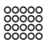 Sandfren 20PCS M14 Car Oil Drain Plug Gasket, OEM#F5TZ-6734-BA Rubber Vehicle Engine Pan Crush Washers, Auto Oil Plug Sealing Gasket Accessories, Compatible with Milan MKZ MKX