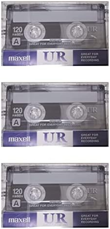 Amazon | maxell 録音用 カセットテープ ノーマル/Type1 120分 UR 3巻 