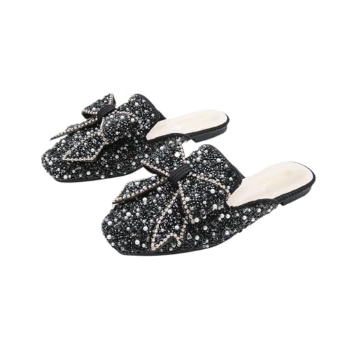 Wearing Flat Bottomed Sandals and Soft Soled Shoes on The Outside with A Toe Cap and Half Support(40)