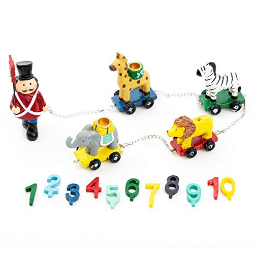 Amazon Com Birthday Animal Candle Holder Animal Firgurines Kids Room Decor Birthday Train Set Polyresin Animal Figurines For Kids Giraffe Elephant Zebra Lion Birthday Parade Birthday Gift Home Kitchen
