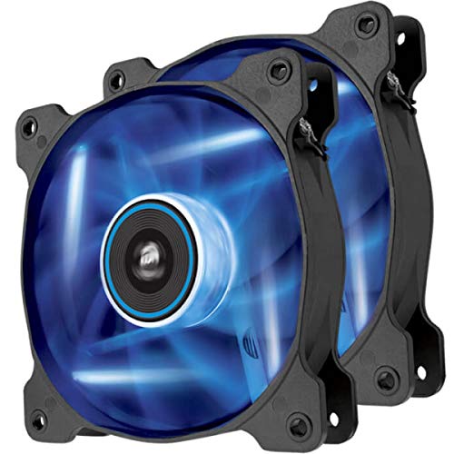 Corsair Air Series AF120 LED Quiet Edition High Airflow Fan Twin Pack - Blue