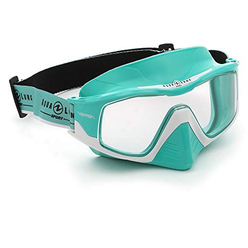 VERSA MASK(�}�X�N�j Turquoise/White CLEAR LENS195240