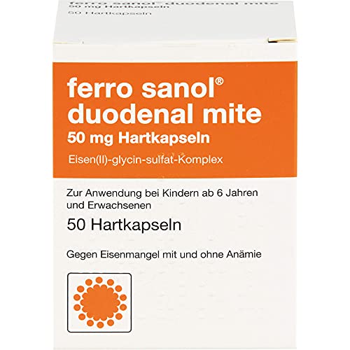 FERRO SANOL duo mite 50mg Hartk.m.msr.üb.Pe 50 St