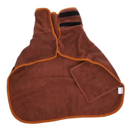 Toyvian Comfortable Dog Bathrobe Towel Fast Absorbent Pet Bathrobe for Dogs Cats Full Body Coverage for Easy Drying Soft and Lightweight Design