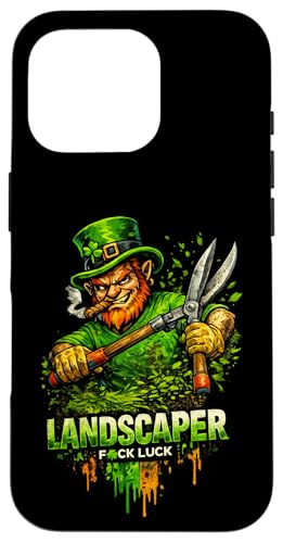 Landscaper Leprechaun | ���p�g���b�N�̃A�C�������h�̍K�^ �ʔ����j�� �X�}�z�P�[�X iPhone 16 Pro �p