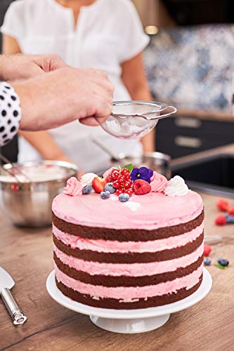 RÖSLE Küchensieb feinmaschig, Hochwertiges Sieb zum Abgießen, Feinpassieren und Blanchieren, Edelstahl 18/10, spülmaschinengeeignet, 12 cm… – Ansicht 2