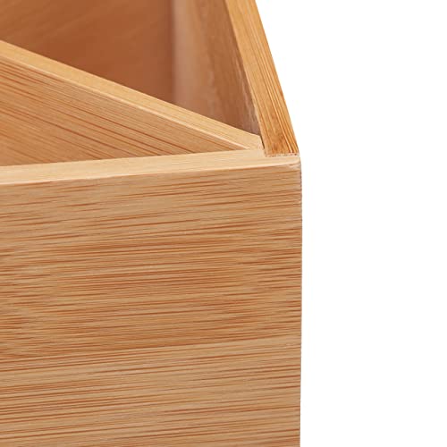 Relaxdays Portaoggetti da Scrivania, bambù