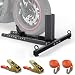 Dithoko Adjustable Motorcycle Wheel Chock Stand, 1800lb Capacity Heavy-Duty Motorcycle Stand Wheel Tire Chock, Motorcycle Trailer for 15