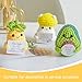 Handmade Mini Funny Positive Emotional Support Pickle, Cute Stuff Funny Knitted Wool Handwoven Ornaments Crochet Birthday Gifts Under 10 Dollars for Women Coworkers Friend Family