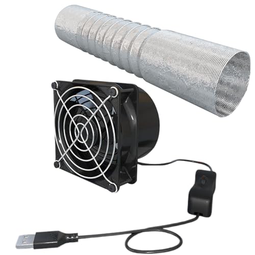 Extractor de aire de 3 pulgadas para humedades en baños y cocinas con manguera portátil