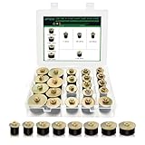 Japtend 22pcs Expandable Freeze Rubber Plugs Assortment Kit, 8 Sizes Automotive Rubber Expansion Freeze Plugs Fit Hole 3/4