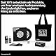 Premium Antistatische Plattenspielermatte - Anti-Static Record Mat aus Carbonfaserfilz für Turntable und LP Vinyl Schallplatten, Keith Haring