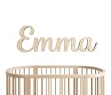 Cadeau Personnalisé : Parfait pour offrir en cadeau, ce prénom en bois fait main apporte une touche personnelle à toute occasion spéciale.