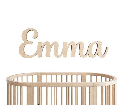Prénom bois de 20 cm à 96 cm décor de chambre d’enfant personnalisé fait à la main