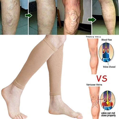 Mangas de compressão de panturrilha Meias de compressão de perna para canela Tala de alívio da dor n