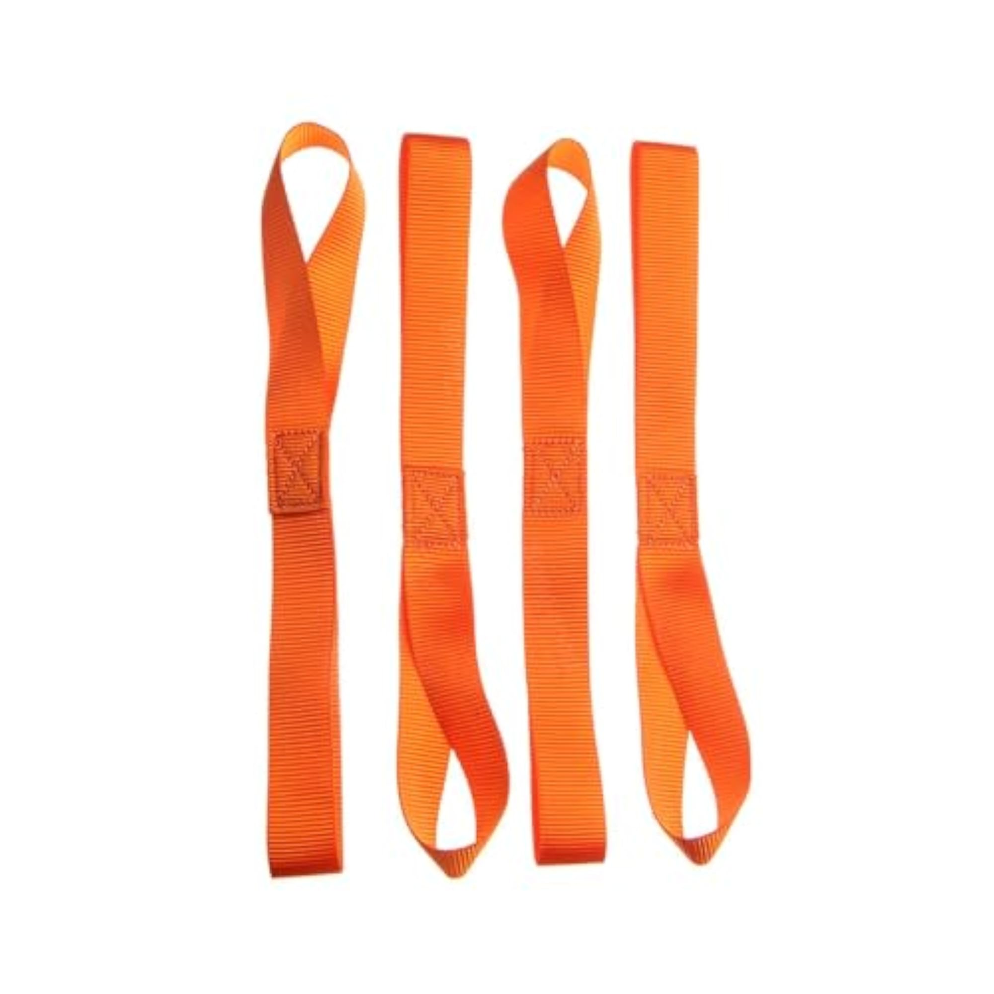 5Pcs Soft Loops High Strength Tie Down Loops Nylon Heavy Duty Tie Down Straps Orange 29.5cm