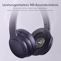 DOQAUS Kopfhörer Kabellose Bluetooth,90 Std.Akku,Lila – Ansicht 3