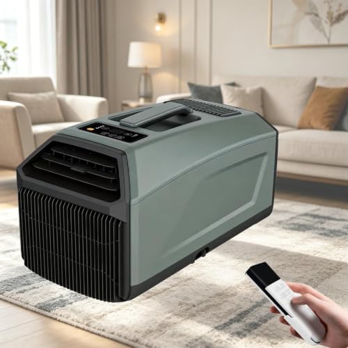 Tragbare Klima 4000/5000 BTU, 330W, Doppelschlauch, ideal für Van & Zelt-Reise