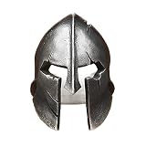 Minimalist Spartan Warrior Helmet Stainless Steel Ring Men's Classic Biker Jewellery Gift